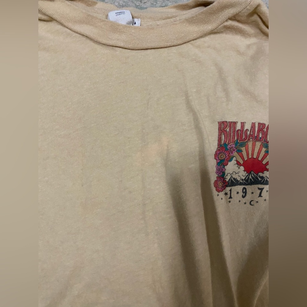 Billabong cropped long sleeve